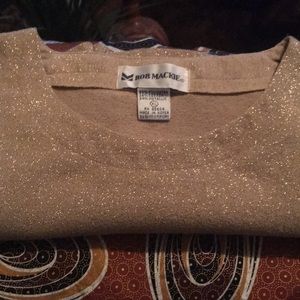 Gold metallic Bob Mackie shell